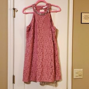 Candies pink lace dress